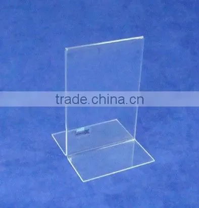 Price and Menu acrylic holder