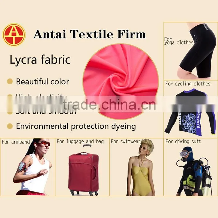 nylon poly blended yarn dye textile fabric for making pants