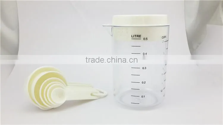 hot sell plastic measuring spoons and cup sets
