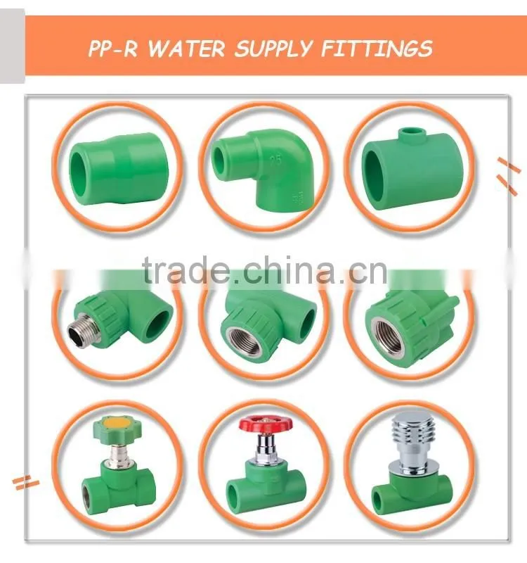 Polypropylene PPR Pipe Fittings Tee