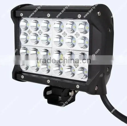 72W Cheap LED Light Bars Aluminum Housing LED Driving Light Bar 6.5 Inch LED Work Light Bar
