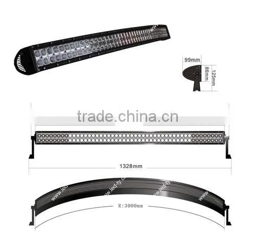 2014 New Product!! 50 inch 288w curved LED light bar offroad LED light bar
