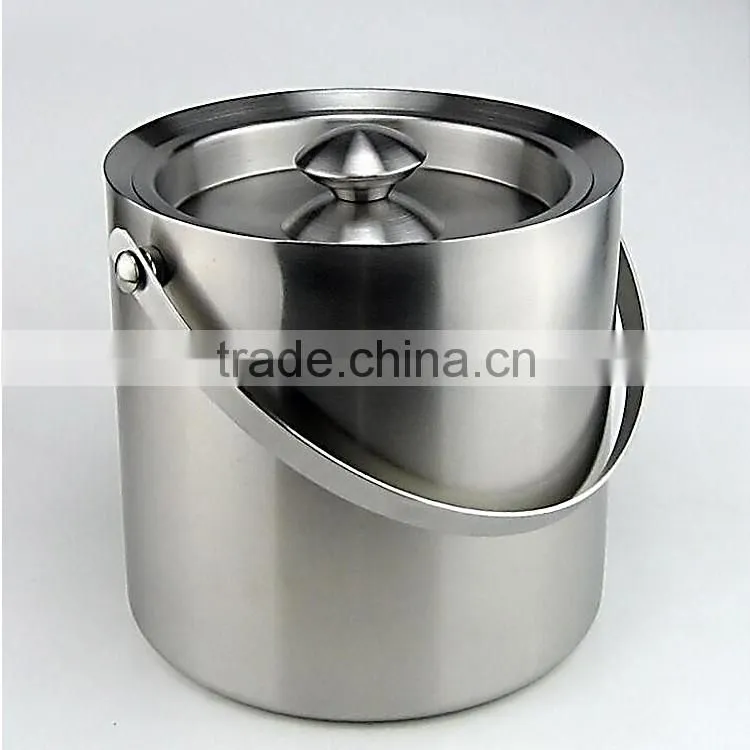 stainless steel ice bucket