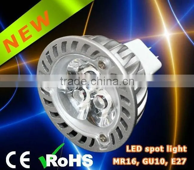 3W High power LED spot light ,2 years warranty