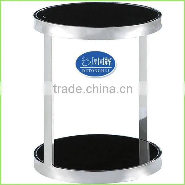 modern Stainless steel frame wire glass top table D-11#