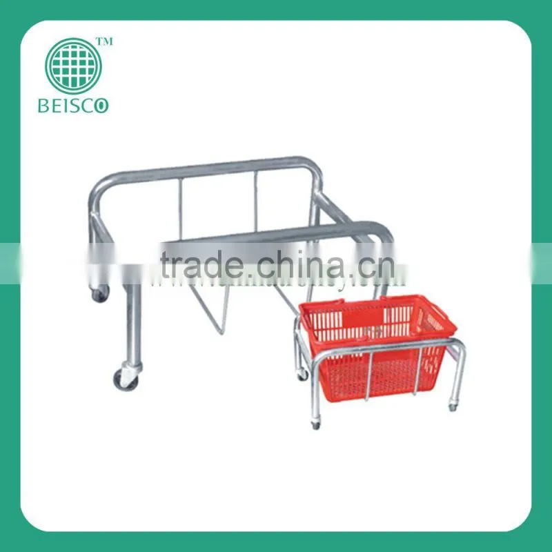 Basket support used for shopping market and shopping mall