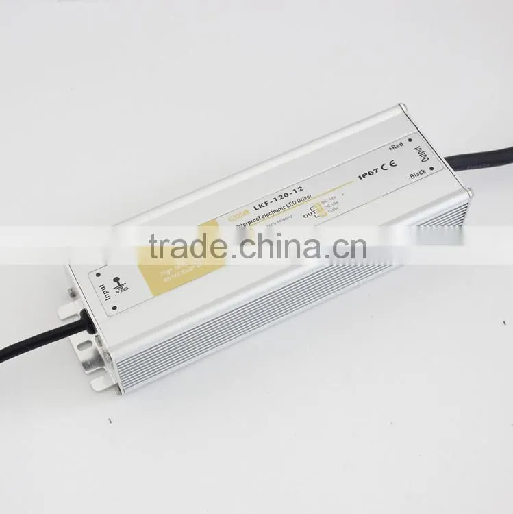hot sale mingwei brand 120W Output Power and 110-230V Input Voltage waterproof led power supply
