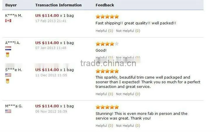 fashion square crystal rhinestone mesh WRT-002