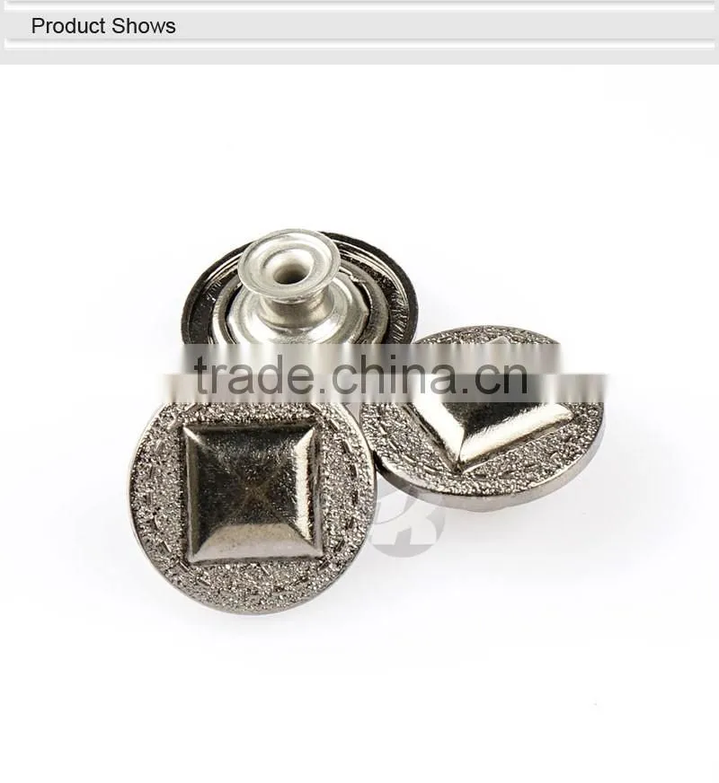 Fashion Design Custom Metal Buttons For Coats