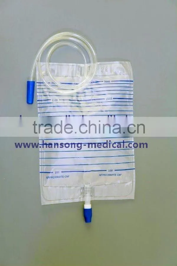 Single use urine bag