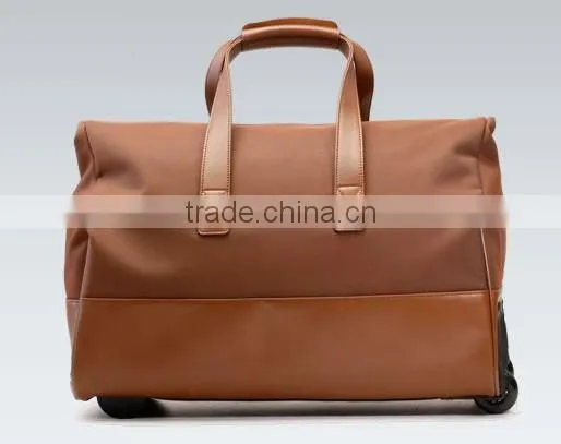 New Trendence Grey Felt luggage bag