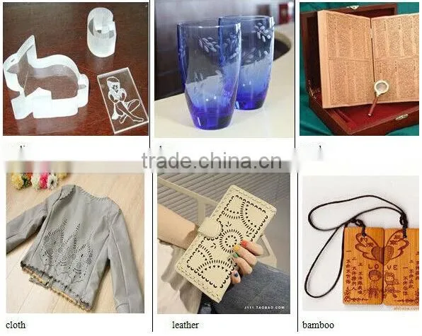 China supplier CNC CO2 laserUSA coherend co2 laser for leather craft tool and paper gift card