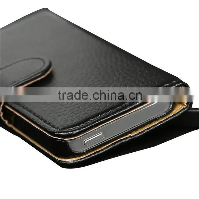 Genuine Real Leather Wallet stand Mobile Phone case cover for Apple iPhone SE