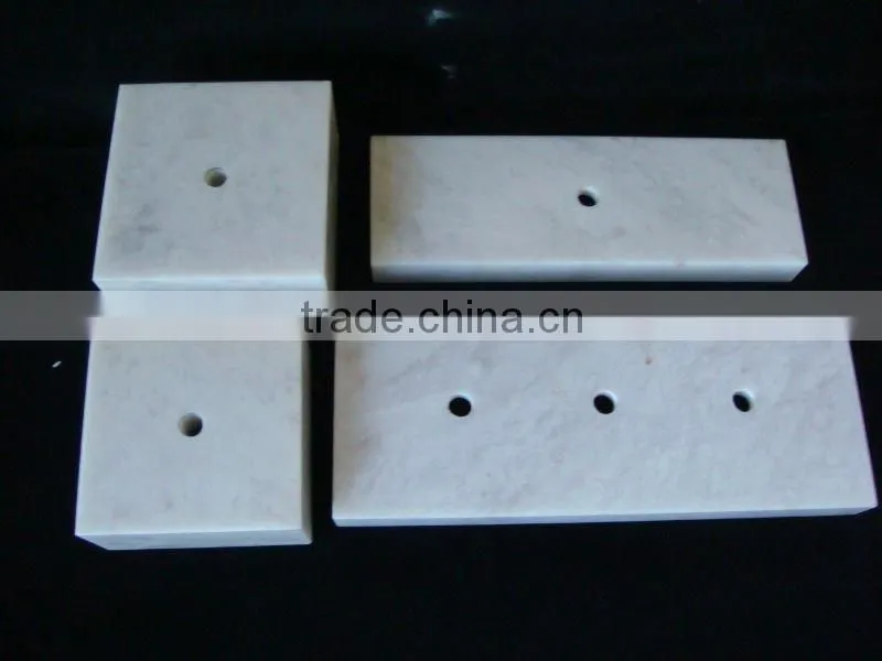 White marble base for trophy