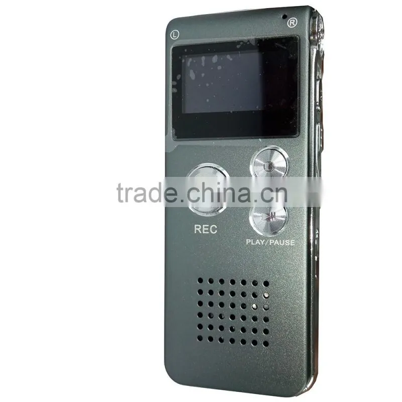 WAV Record Format LCD Screen 8GB Digital Voice Recorder Q21