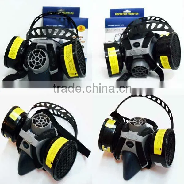 2016 TPR frame gas mask active carbon filter gas mask malitary chemical gas mask 6200 gas mask made in China