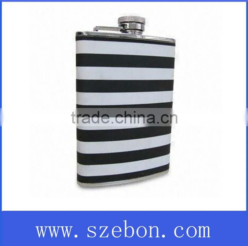 Stainless steel promotional hip flask