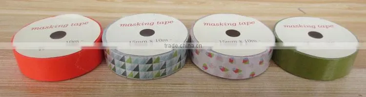 Various design custom crepe paper for masking tape