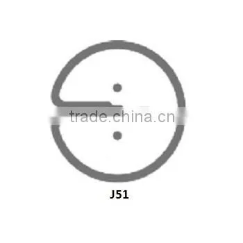 High Quality RFID 915mhz uhf Impinj Monza 5 Chip J51 and ISO 18000-6C EPC Class1 Gen2 RFID tag dry inlay