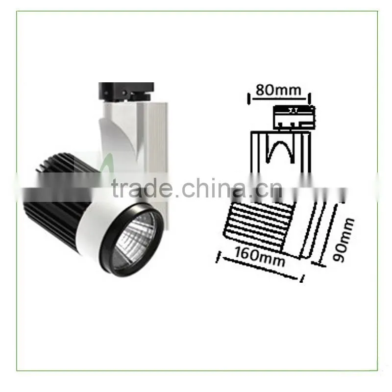 Indoor lighting led track light&high power led track light&new product 40W led track light wholesale from China