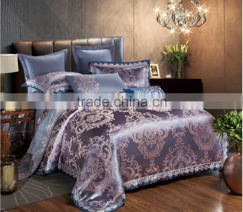 jacquard fabric quilt coverset