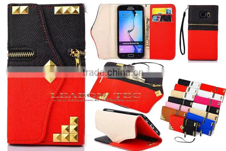 General Mobile Discovery Leather Case for Samsung Galaxy S6 Mobile Phones Cell Phone Case for Mobile Phone Accessory