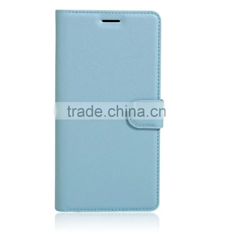 PU Leather Card Case Leather Mobile Back Cover Case For Sony C6