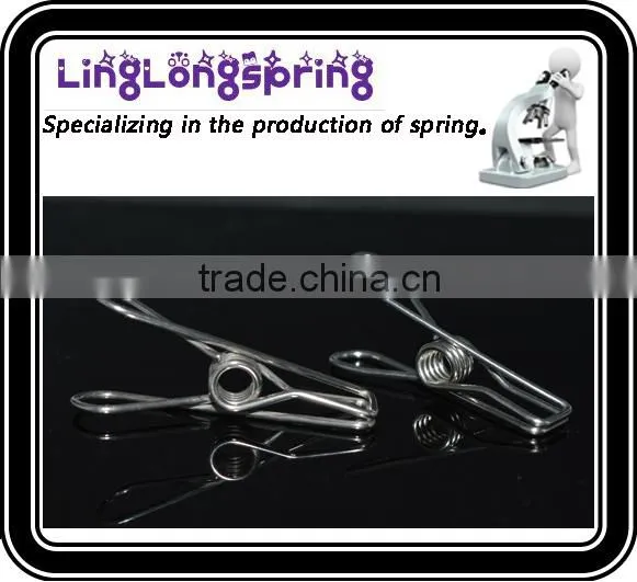 strong spiral coil torsion spring clip