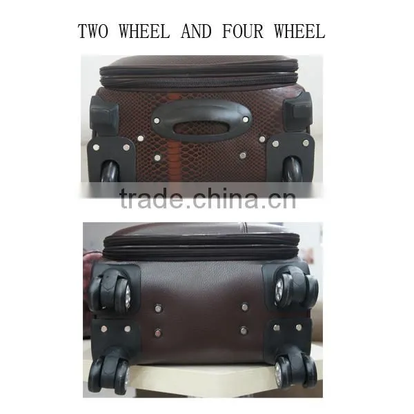 New style and fashion PU business travel luggage