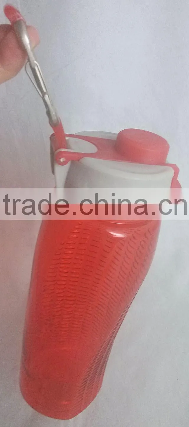 650ml plastic tritan/ AS/ PS sports drinking water bottle with uneven shape
