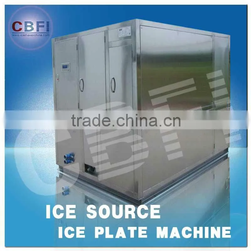 Frozen Food Ice Plate Maker Machine for ten tons per day