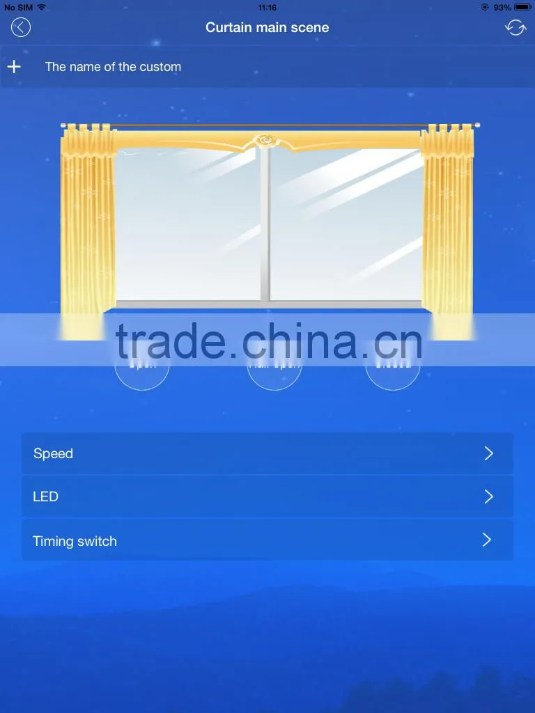 Zigbee smarthome curtain motor factory