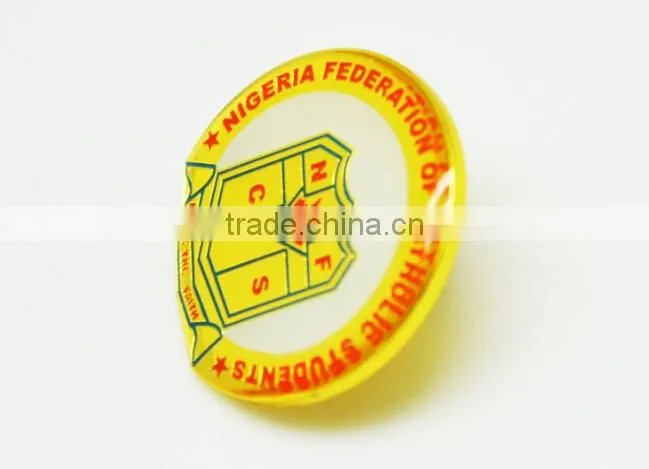 High quality cheap metal lapel pin craft souvenir