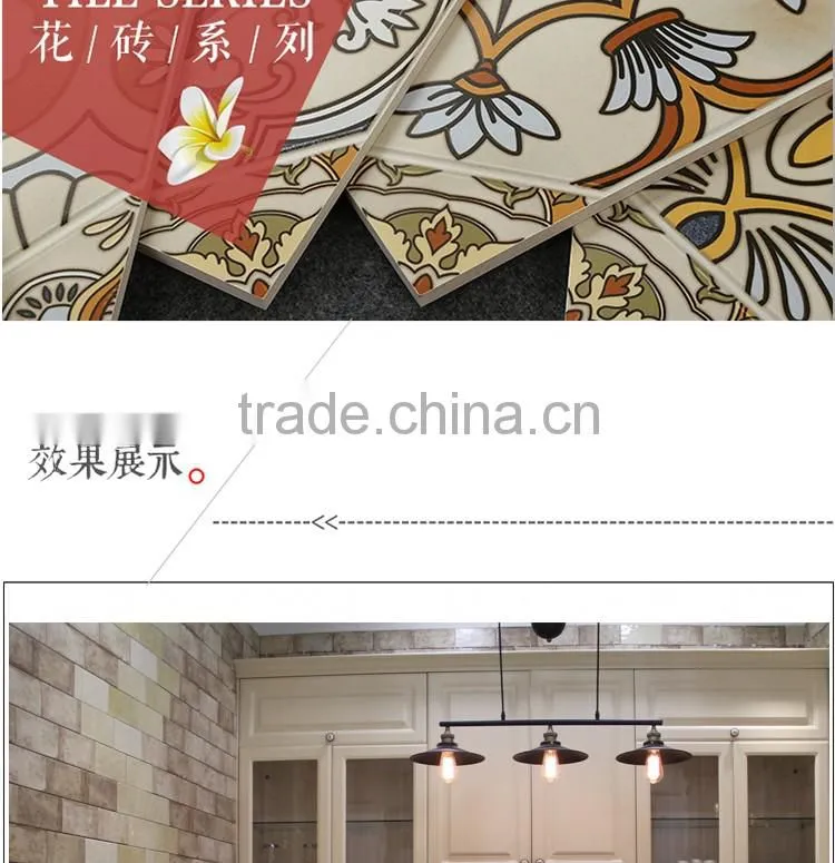 Hot sale 100*200mm glazed porcelain subway tile rustic kitchen floor tile