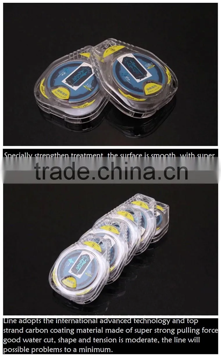 Colorful high strength nylon braided fishing line factory