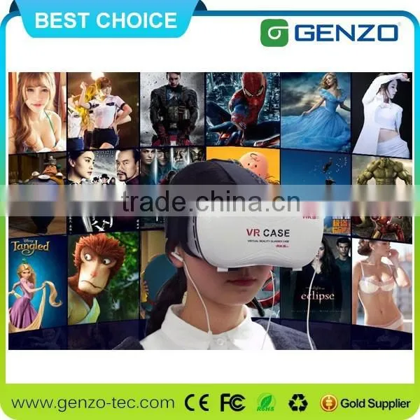 Findbest Enhanced Version VR BOX Virtual Reality Headset 3D Video Movie Game VR Glasses BOX For 4~6 inch Smartphones