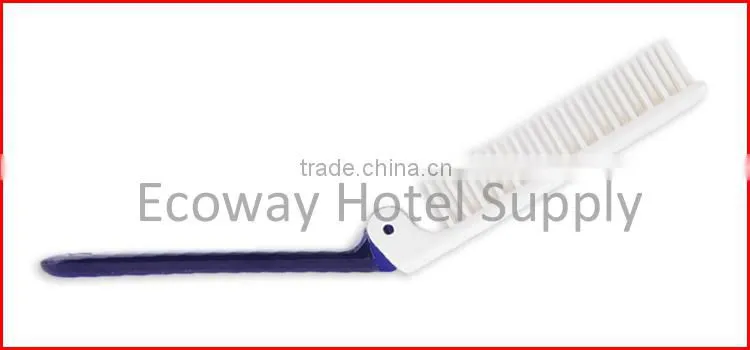 3-5 Star Wholesale Hotel Disposable Personalized Pocket Folding Comb