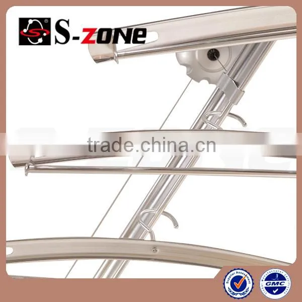 Serve stock clothes airer mechanical silver aluminum clothes drying rack