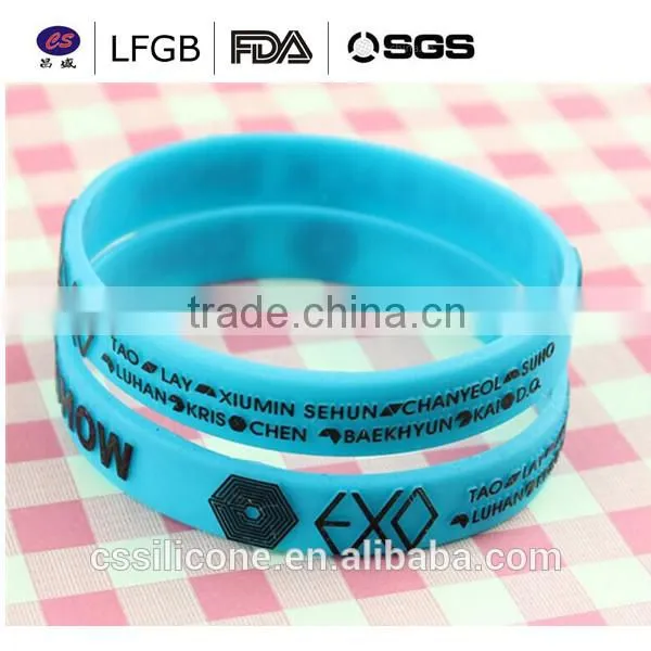 New designer bracelet,direct supplier cool mens silicone bracelet