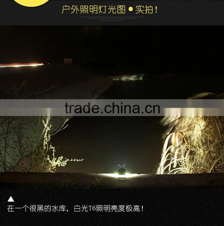High Power Project Lamp Zoom Focus Rechargeable T6 Led Floodlight