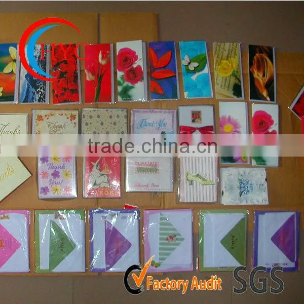 2013 customized paper greeting business card