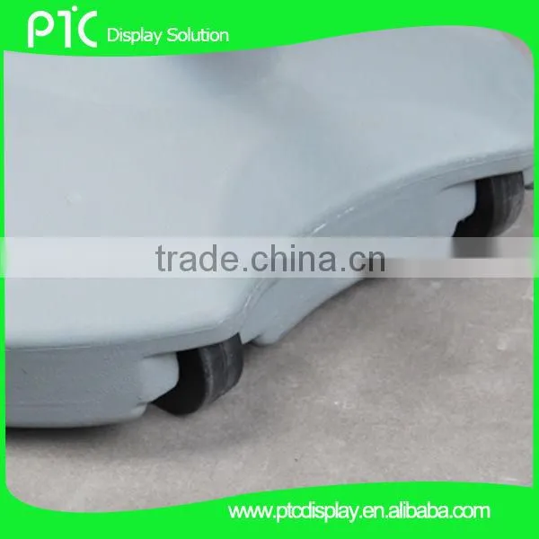 Outdoor people stopper with big platics water tank