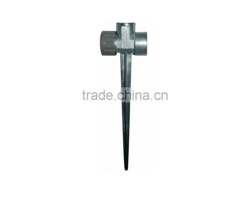 1/2" female & 3/4" male sprinkler spike for irrigation equipment
