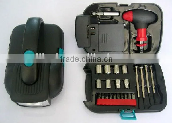 24pcs Tool Set with torch DK-204A