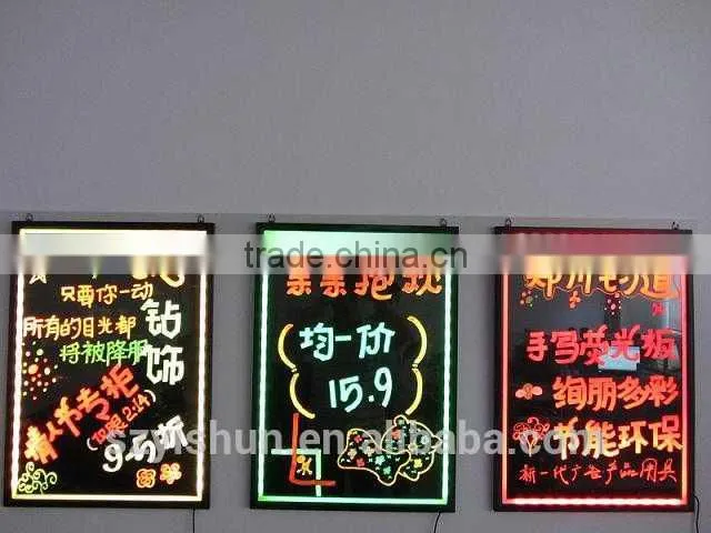 Acrylic led writing board