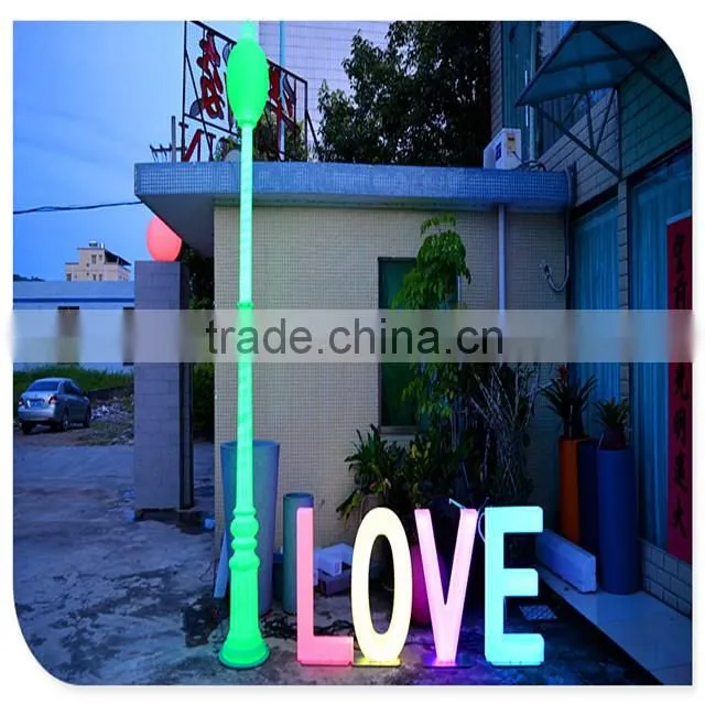 Modern design decorative led alphabet letters, colorful led letters