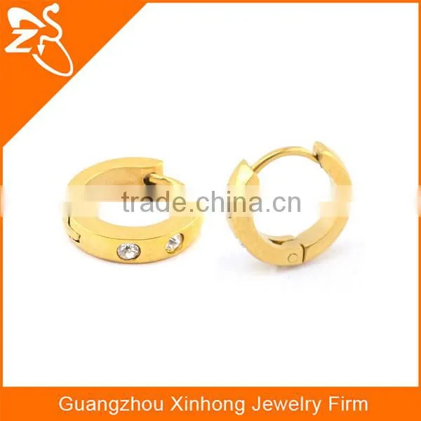 fashion stainless steel earring stainless steel fancy hoop earring,crystal fancy earring