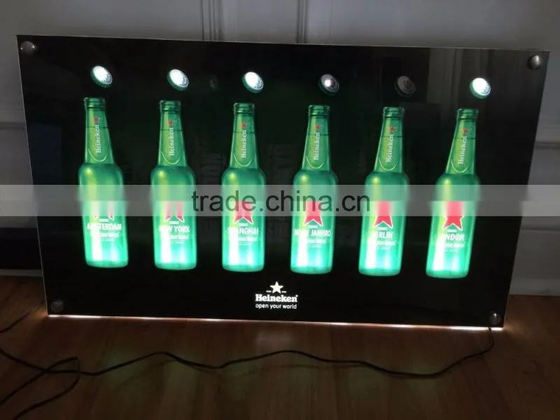 LED display, bottle display, Bottle display