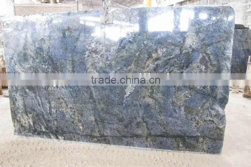 blue bahia granite slab