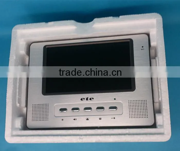 7 inch TFT-LCD screen smart home automation video door phone intercom system ding dong door bell video door bell